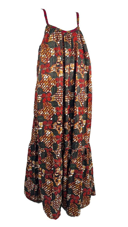 Ankara Summer Beach Party Dress maxi gown - Long Length - 110