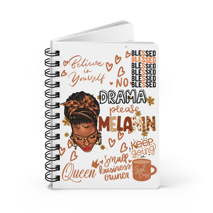 No Drama Melanin Clipart PDF - Digital Print, Female Illustration, Digital Prints, Melanin Images, PDF Files - Printable Art, Digital Download