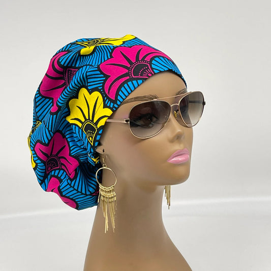 Custom made Nurse Scrub cap - Ankara 100% Cotton