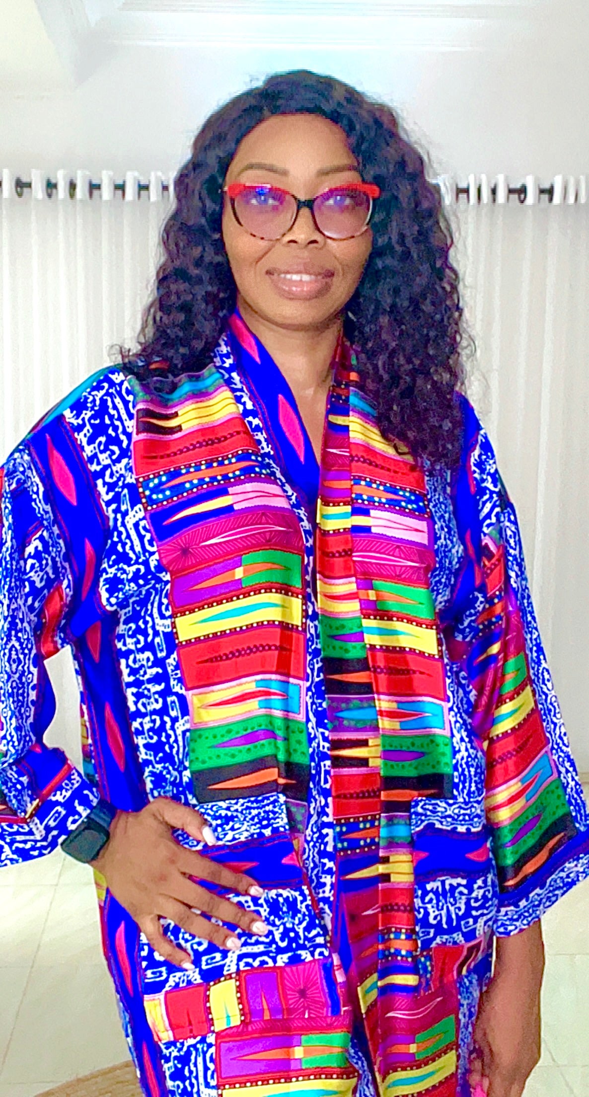 Multi-Colour Silk Kimono - 043