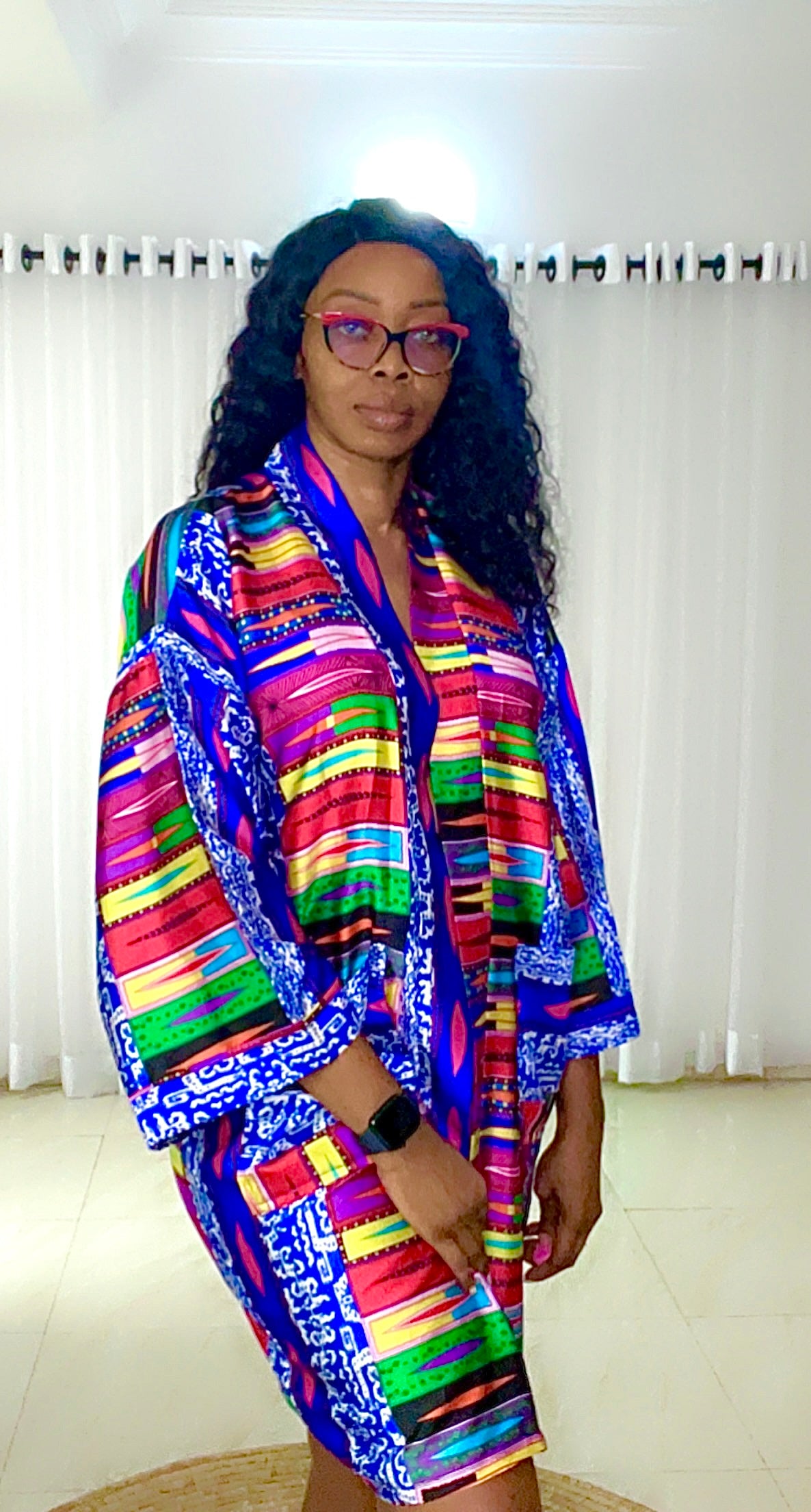 Multi-Colour Silk Kimono - 043